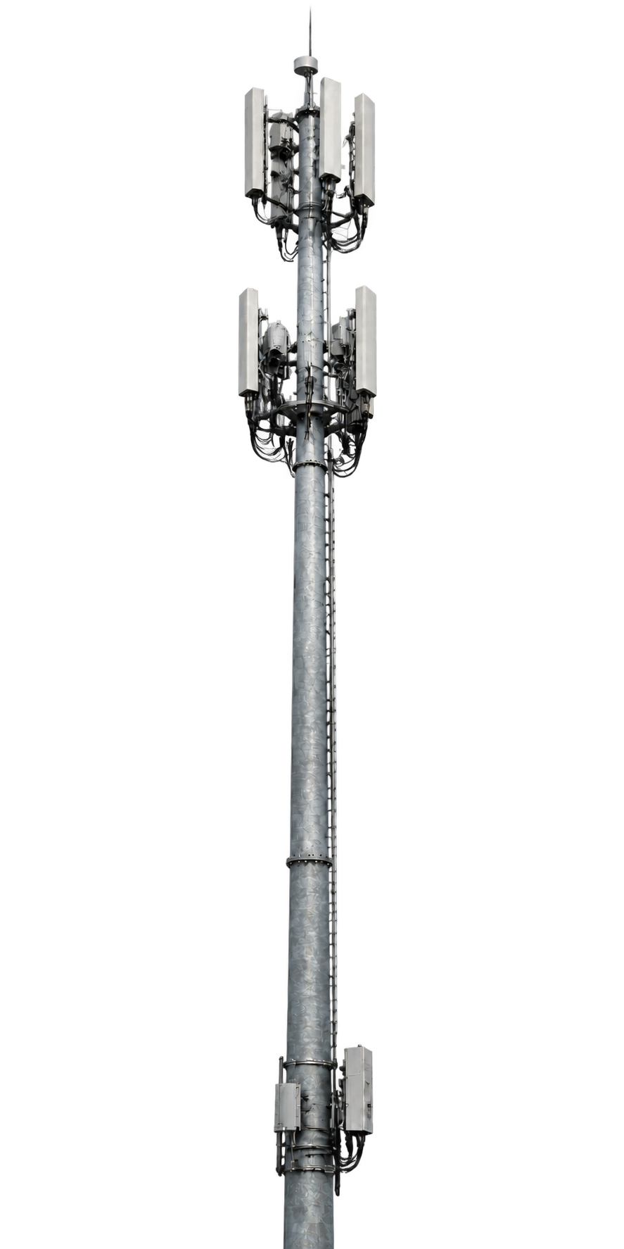 A modern mobile telecommunications mast