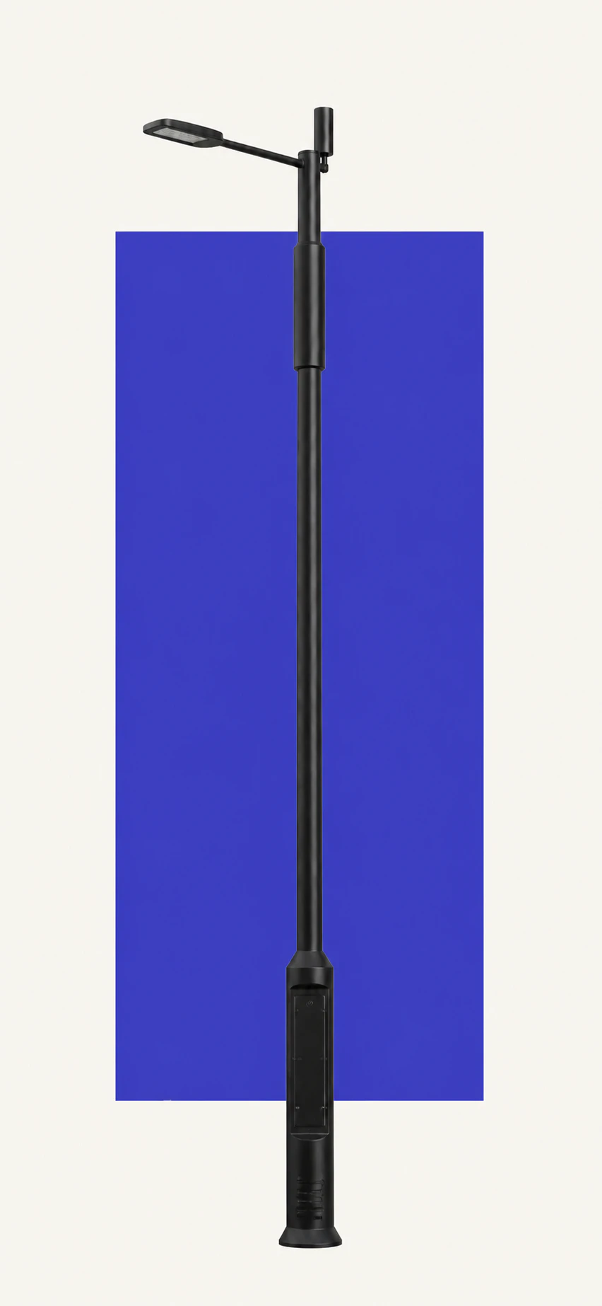 A mobile small cell integrated into a street-light column